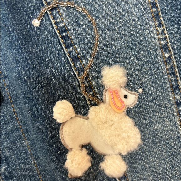 PRISTINE CONDITION Quacker Factory poodle denim jacket. - Picture 4 of 6